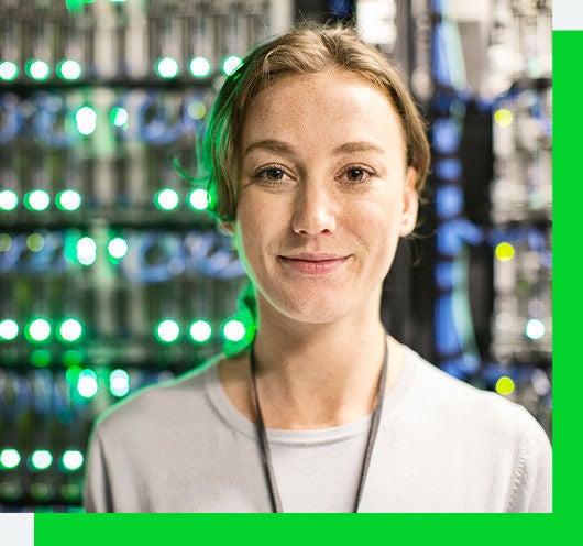 Frauen mit einem Headset